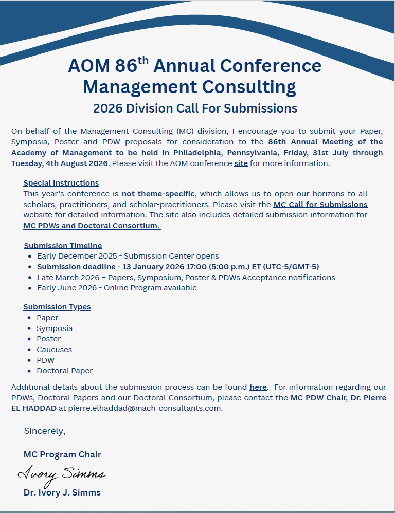 2026 MC Call For Submissions